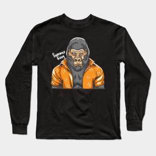 gorilla summer kong Long Sleeve T-Shirt